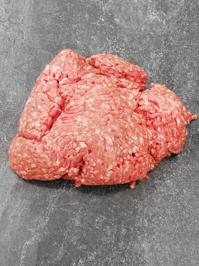 Oksehakke fedtindh mindre end 12%  halal